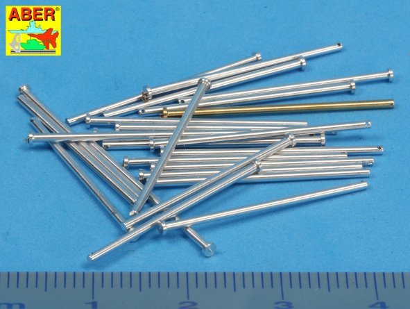 Aber 16068A Panzer IV track link pins x 25 pcs. 1/16 – Bild 2
