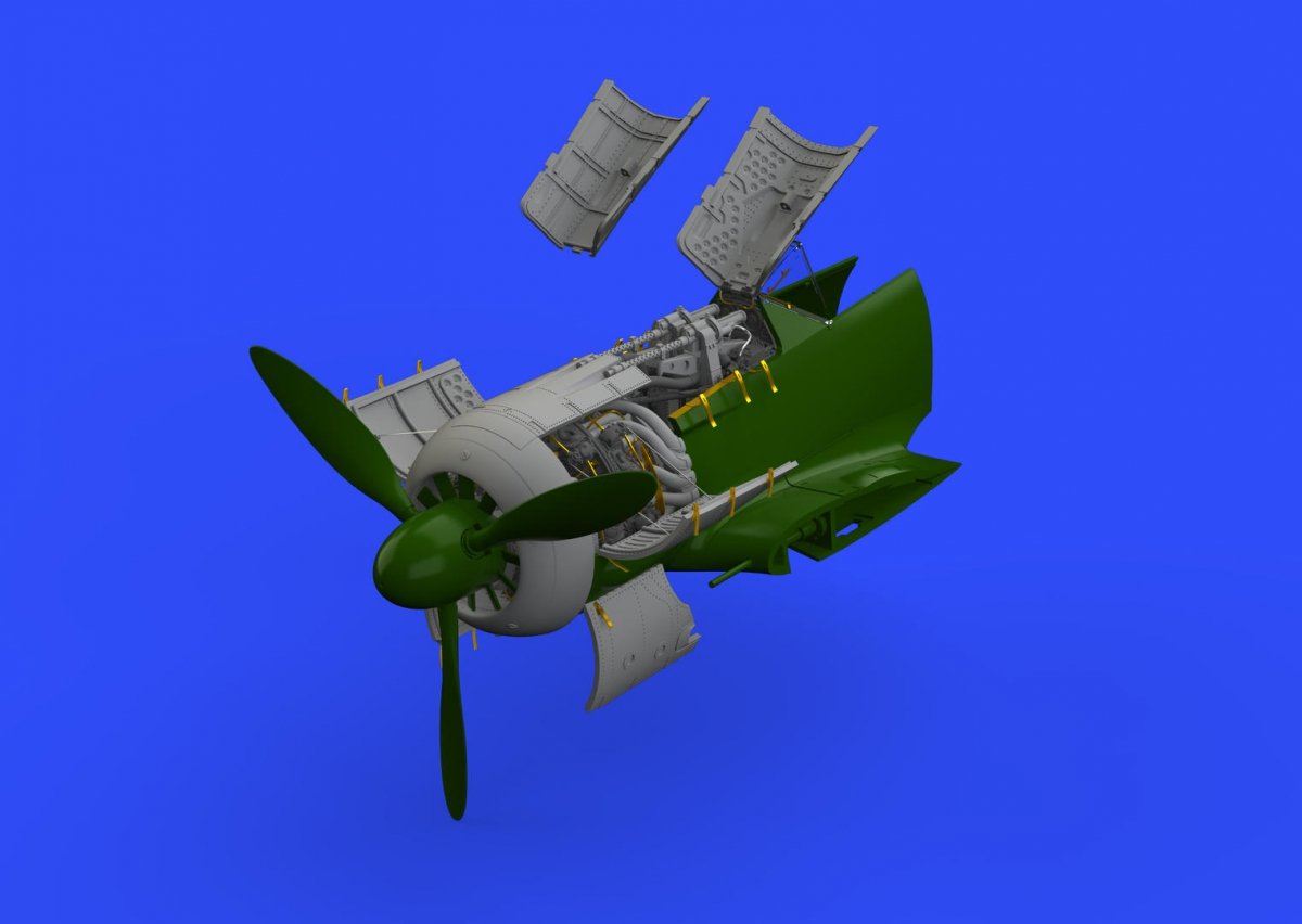 Eduard 648408 Fw 190A-5 engine &amp;amp; fuselage guns EDUARD 1/48 – image 2