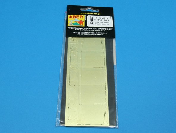Aber 35A007 Side skirts for PzKpfw IV (HJ), Brummbar (1/35) – image 3
