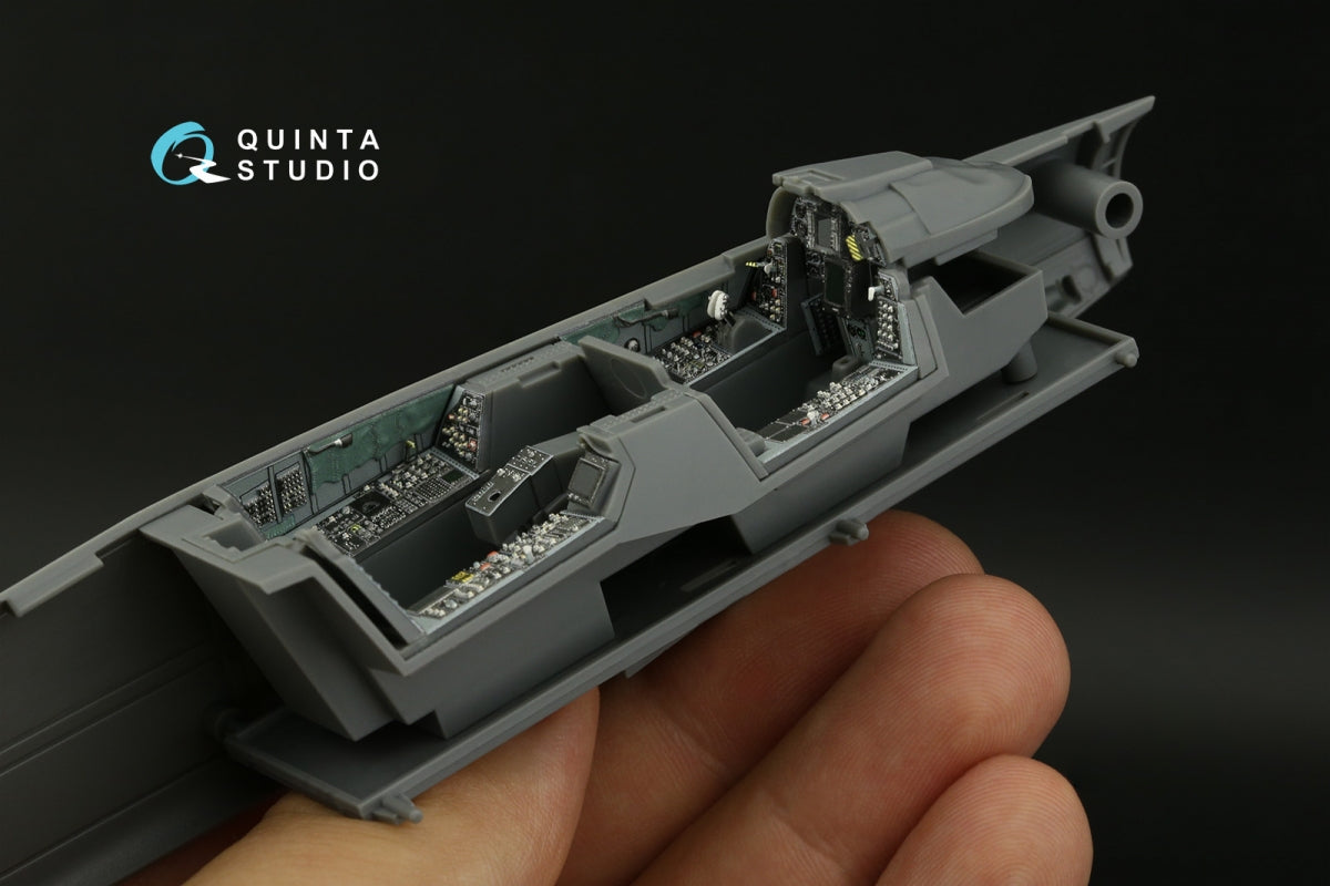 Quinta Studio QD48404 F-14B 3D-Printed &amp;amp; colored Interior on decal paper (GWH) 1/48 – Bild 11
