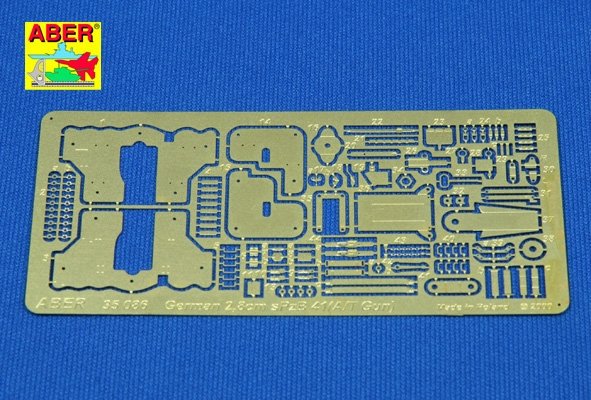 Aber 35086 2.8 cm sPzB41 (German gun) - contains parts for Sd.Kfz.25/11 (DRA) (1/35)
