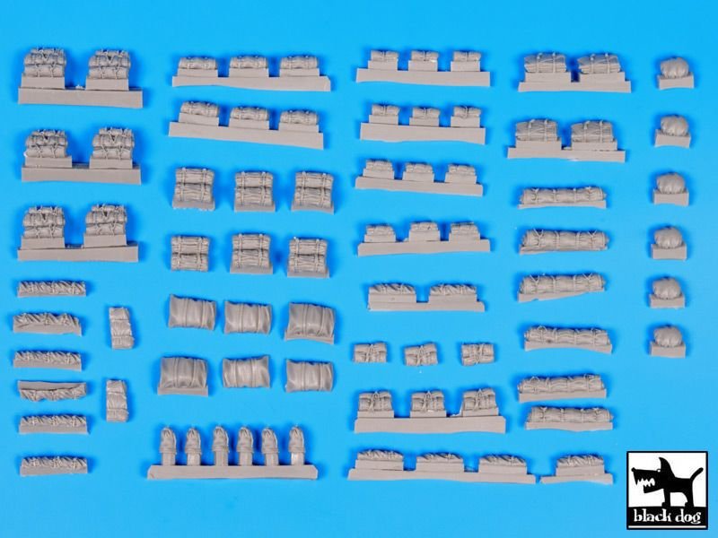 Black Dog T72056 Tentage plus bedrols 2 accessories set 1/72 – zdjęcie 5
