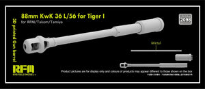 Rye Field Model 2098 88mm KwK 36 L/56 for Tiger I (RFM Takom Tamiya) 1/35