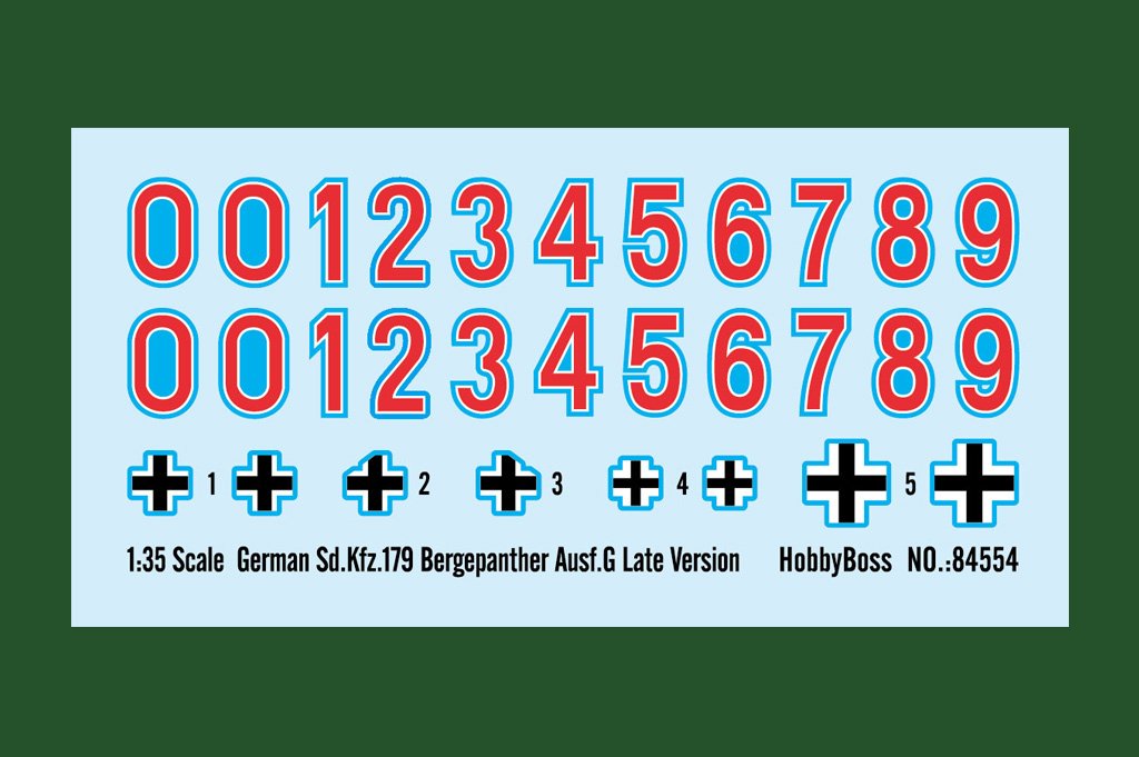 Hobby Boss 84554 German Sd.Kfz.179 Bergepanther Ausf.G Late Version 1/35 – image 3