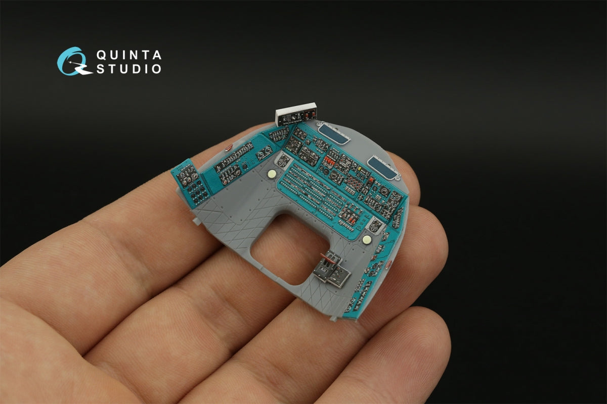 Quinta Studio QD48382 Mi-8MT 3D-Printed &amp;amp; colored Interior on decal paper (Trumpeter) 1/48 – immagine 11