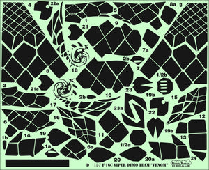 ModelMaker Decals D48157 F-16C Viper Demo Team &amp;quot;Venom&amp;quot; 1/48 – Bild 4