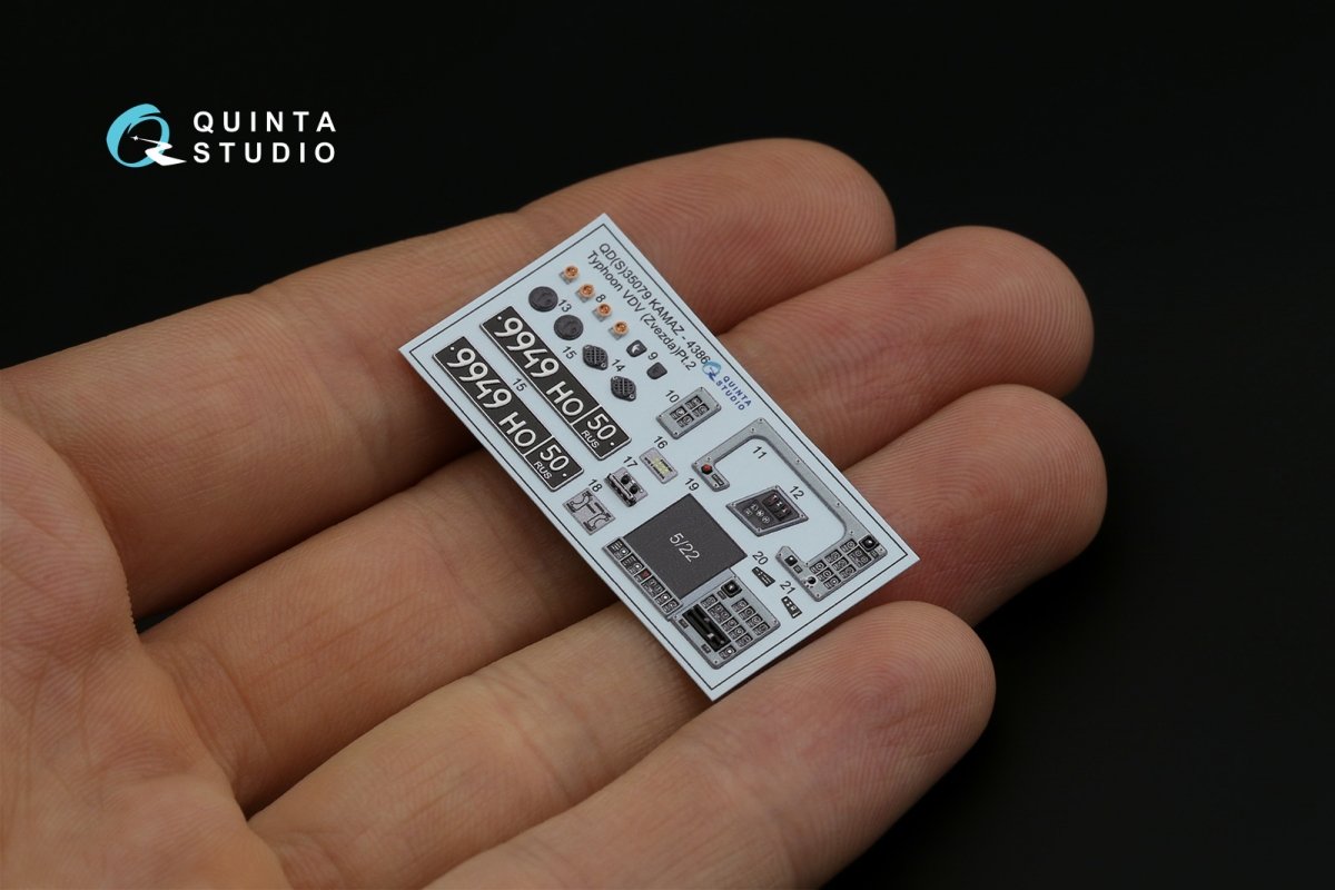 Quinta Studio QD35079 K-4386 Typhoon VDV 3D-Printed &amp;amp; colored Interior on decal paper (Zvezda) 1/35 – image 14