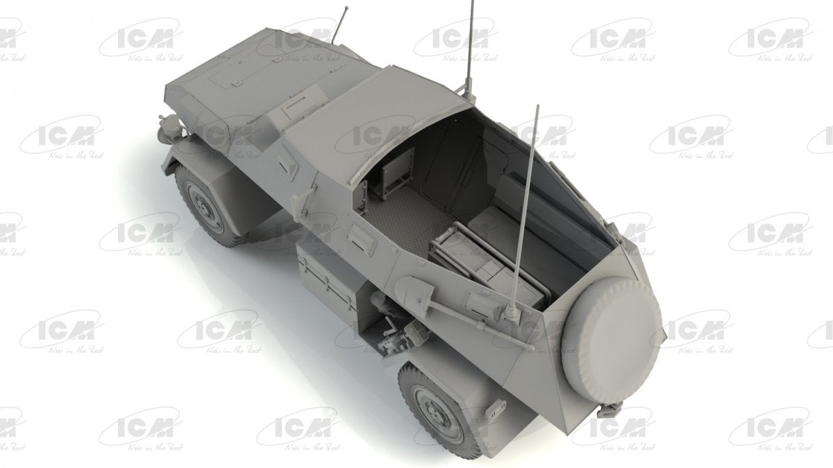 ICM 35110 Sd.Kfz. 247 Ausf.B, Véhicule Blindé du Commandement Allemand 1/35 – image 5