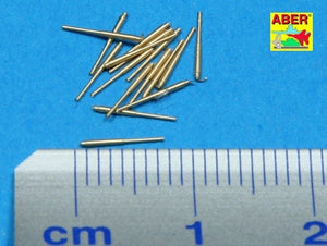 Aber 1/700L-16 Set of 16 pcs 105 mm SFLAK barrels SKC/33 used in C/31 mount for German war ships 1/700 – Bild 2