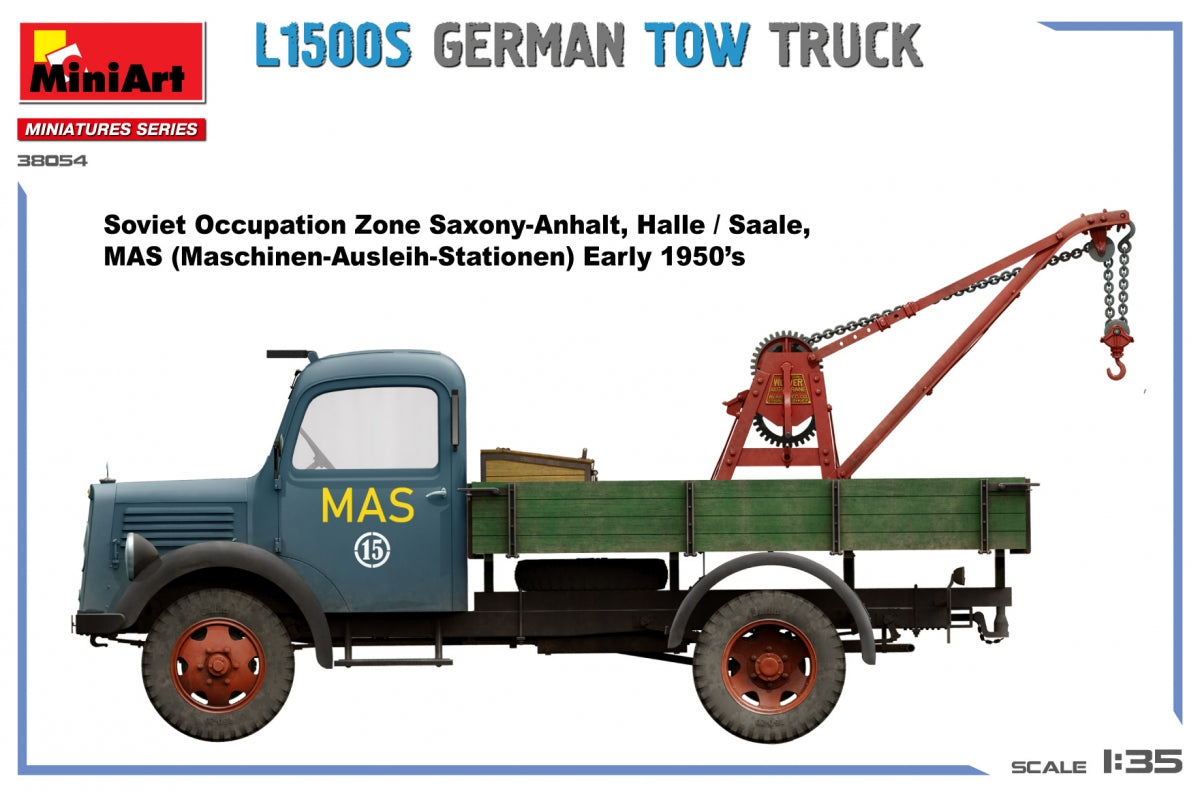 MiniArt 38054 L1500S GERMAN TOW TRUCK 1/35 – image 5