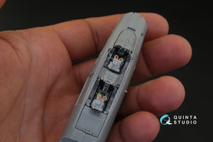 Quinta Studio QD72025 F-14A 3D-Printed &amp;amp; colored Interior on decal paper (for GWH kit) 1/72 – immagine 7