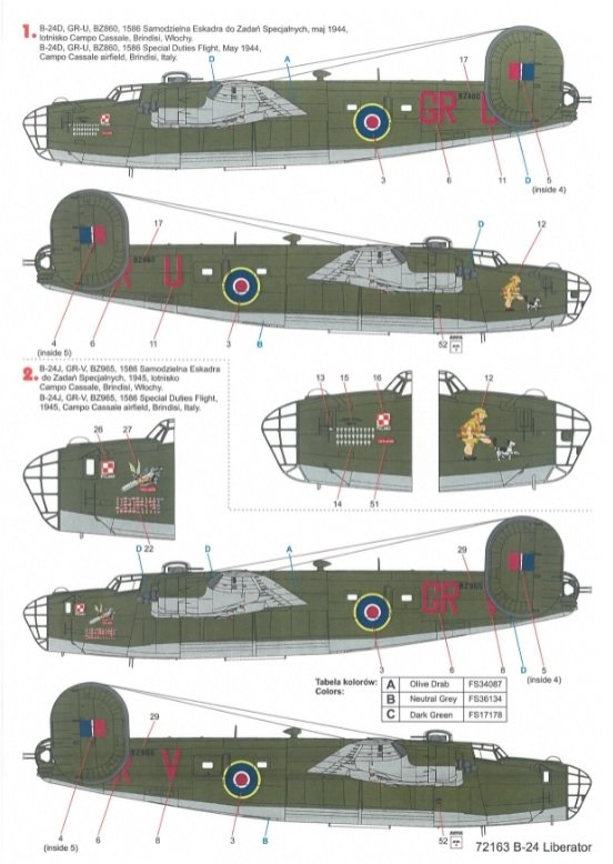 Techmod 72163 B-24 Liberator 1/72 – Bild 4