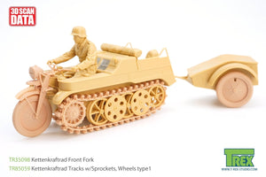 T-Rex Studio TR35098 Kettenkaraftrad Front Fork 1/35 – image 6