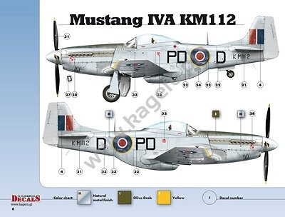 Kagero KD32003 Mustangs over Europe Part 1 Nos. 303 &amp;amp; 309 Squadrons 1/32 – image 4