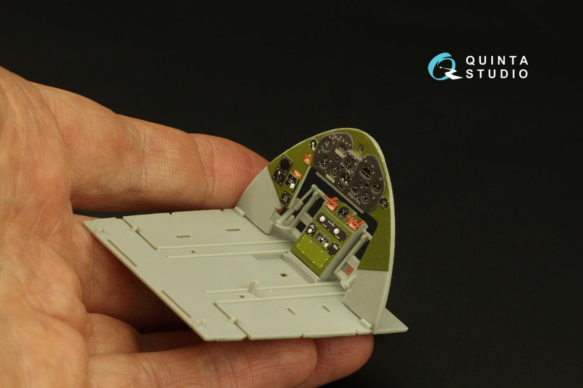 Quinta Studio QD32195 F6F-5 Hellcat 3D-Printed &amp;amp; colored Interior on decal paper (Trumpeter) 1/32 – obrázek 8