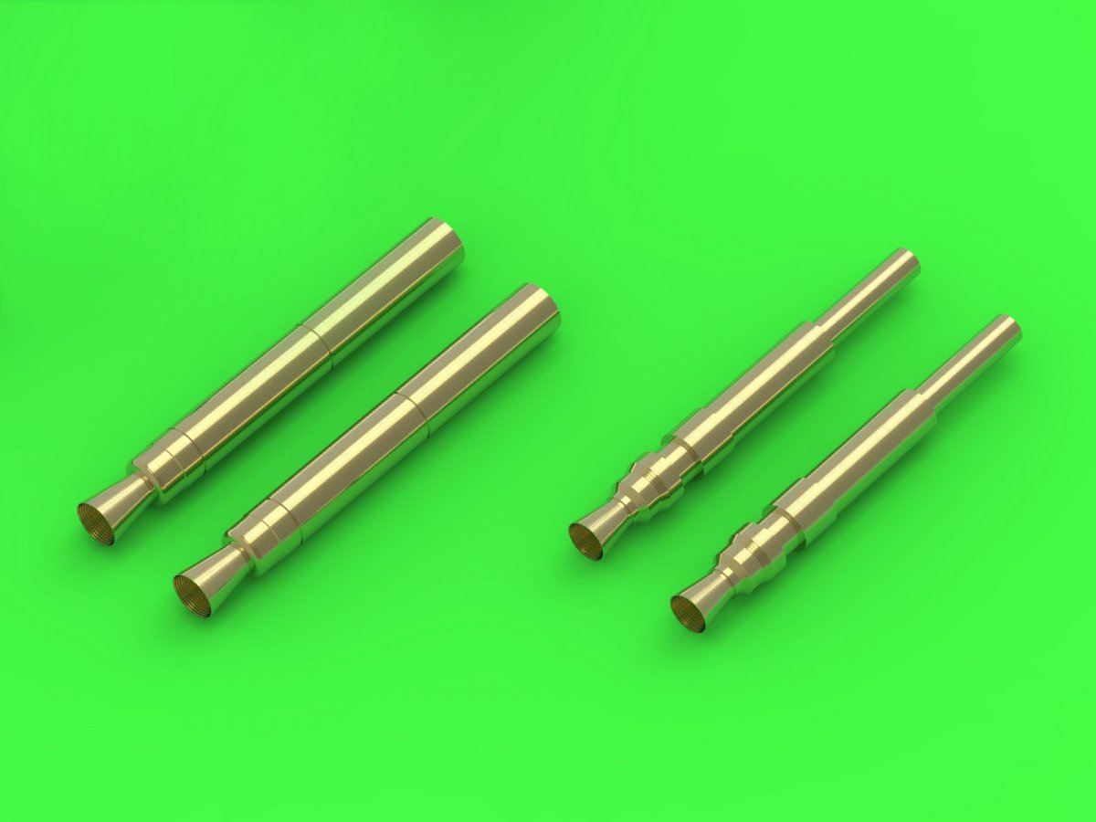 Master AM-72-132 Fw 190 A2 - A5 armament set (MG 17 tips, MG FF barrels, MG 151 barrels) and pitot tube (for Eduard models) (1/72) – image 2