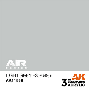 AK Interactive AK11889 LIGHT GRAY FS 36495 – AIR 17ml
