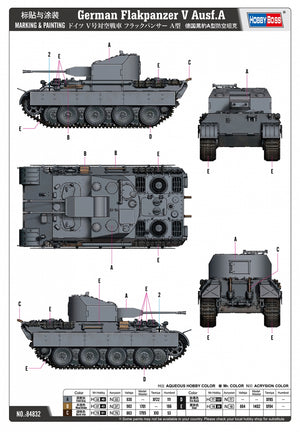Hobby Boss 84832 German Flakpanzer V Ausf.A 1/48 – image 4