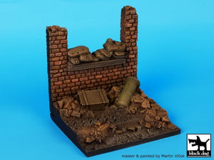 Black Dog D35014 Wall with sand bags base 1/35 – obrázek 4