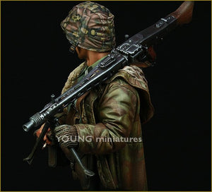 Young Miniatures YM1822 Waffen SS MG-42 Gunner Ardennes 1944 1/10 – Bild 2