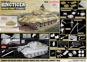 Dragon 6848 Sd.Kfz.182 Kingtiger Porsche Turret w/Zimmerit 1/35 – image 2
