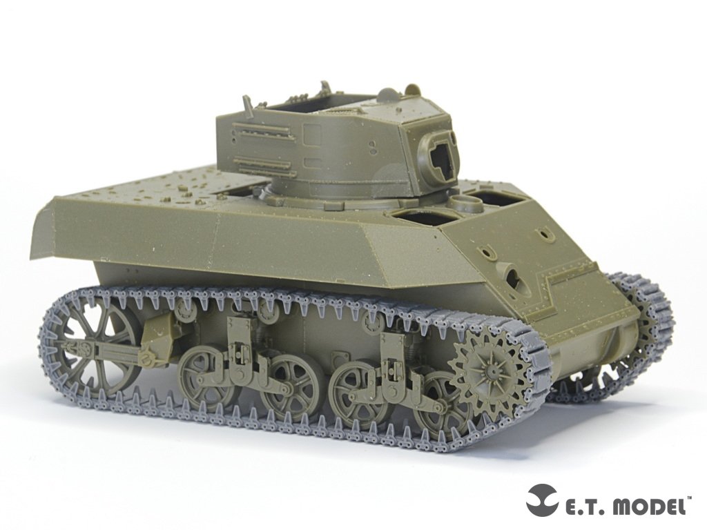 ET Model P35-038 WWII US ARMY M3/M5 Stuart Light Tank T16 Workable Track ( 3D Printed ) 1/35 – immagine 5