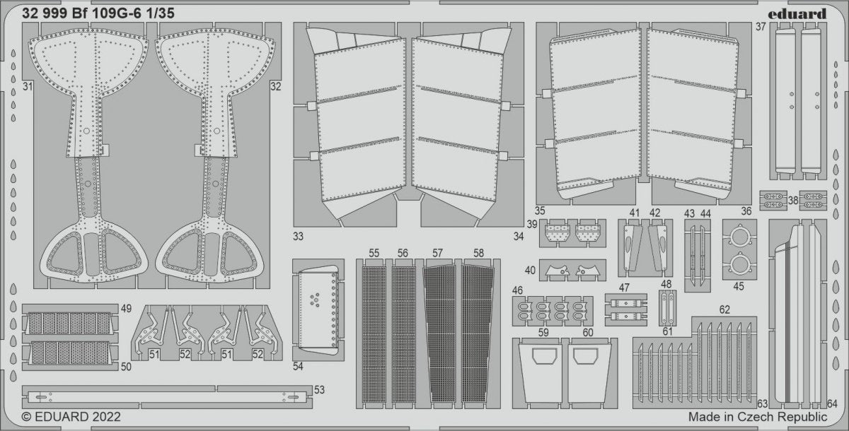 Eduard 32999 Bf 109G-6 BORDER MODEL 1/32