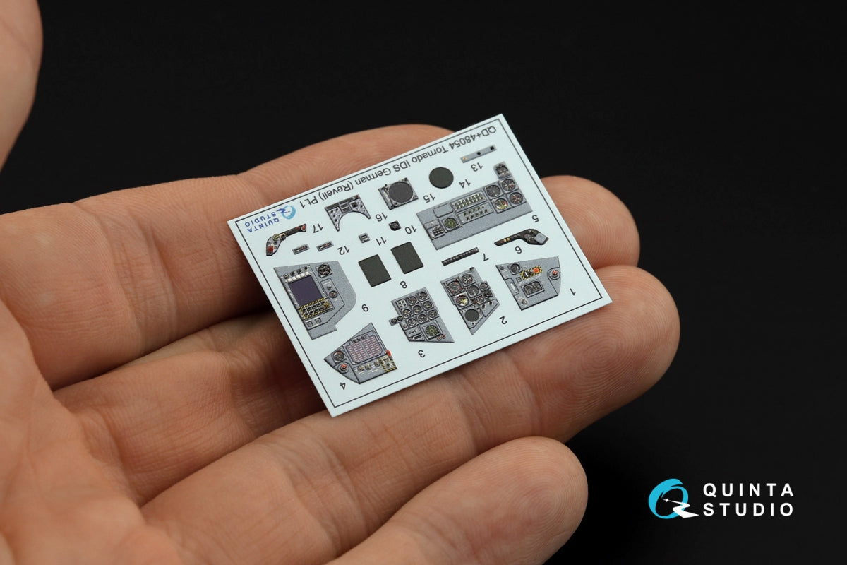 Quinta Studio QDS+48054 Tornado IDS German 3D-Printed &amp;amp; colored Interior on decal paper (Revell) (small version) (with 3D-printed resin parts) 1/48 – image 3