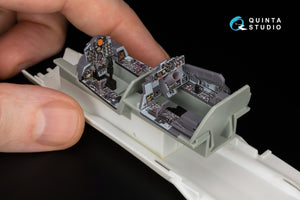 Quinta Studio QDS+48487 F-4C Phantom II 3D-Printed &amp;amp; colored Interior on decal paper (Academy) (Small version) (with 3D-printed resin parts) 1/48 – immagine 13