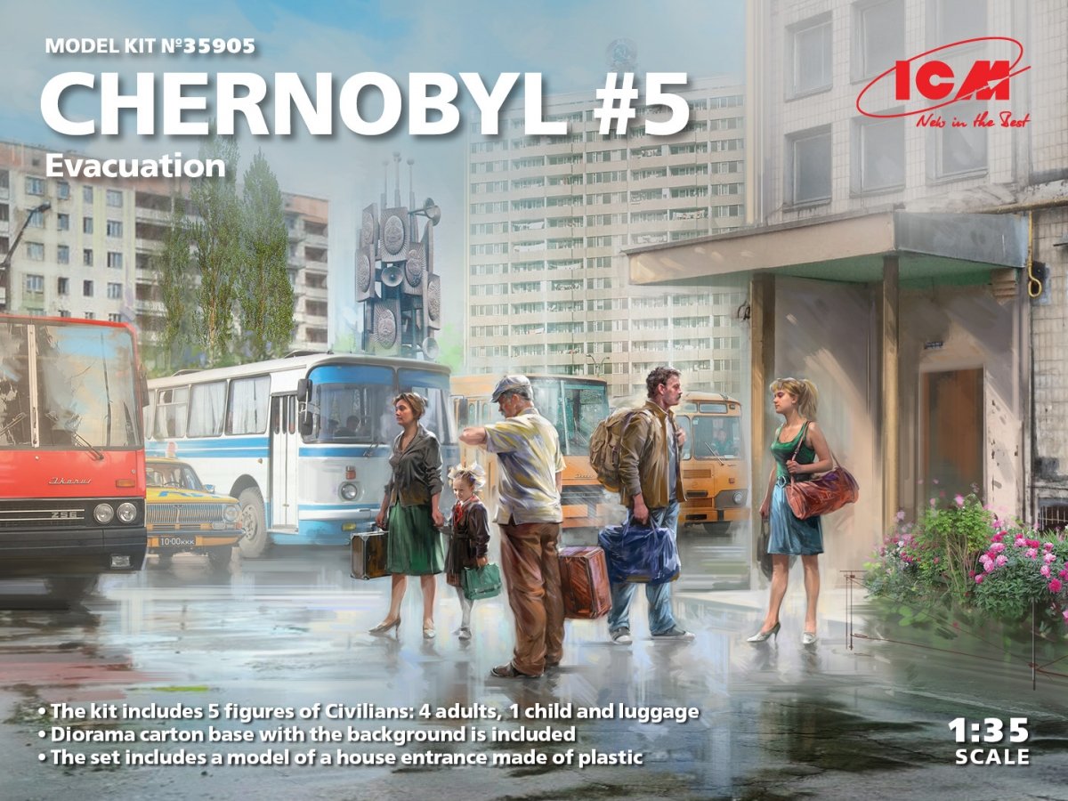 ICM 35905 Tchernobyl n° 5. Évacuation 1/35