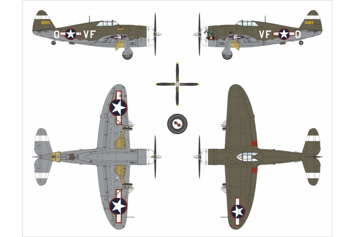 Dora Wings 48055 P-47C-2 Thunderbolt 1/48 – zdjęcie 8