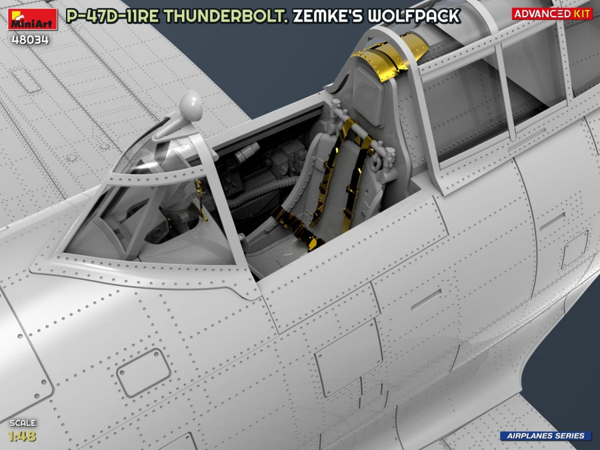 MiniArt 48034 P-47D-11RE Thunderbolt. Zemke&amp;#39;s Wolfpack. Advanced Kit 1/48 – obrázek 6