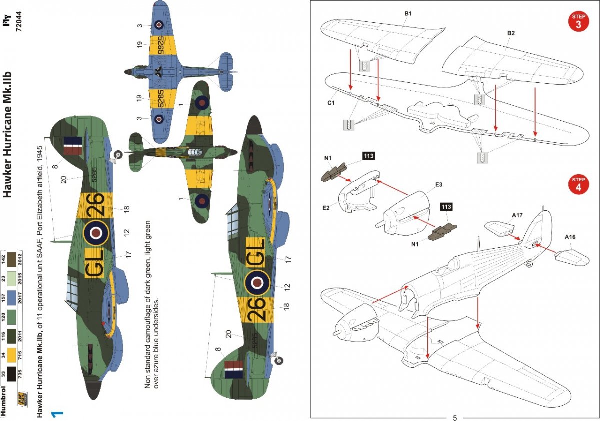 Fly 72044 Hawker Hurricane Mk.IIb 1/72 – Bild 6