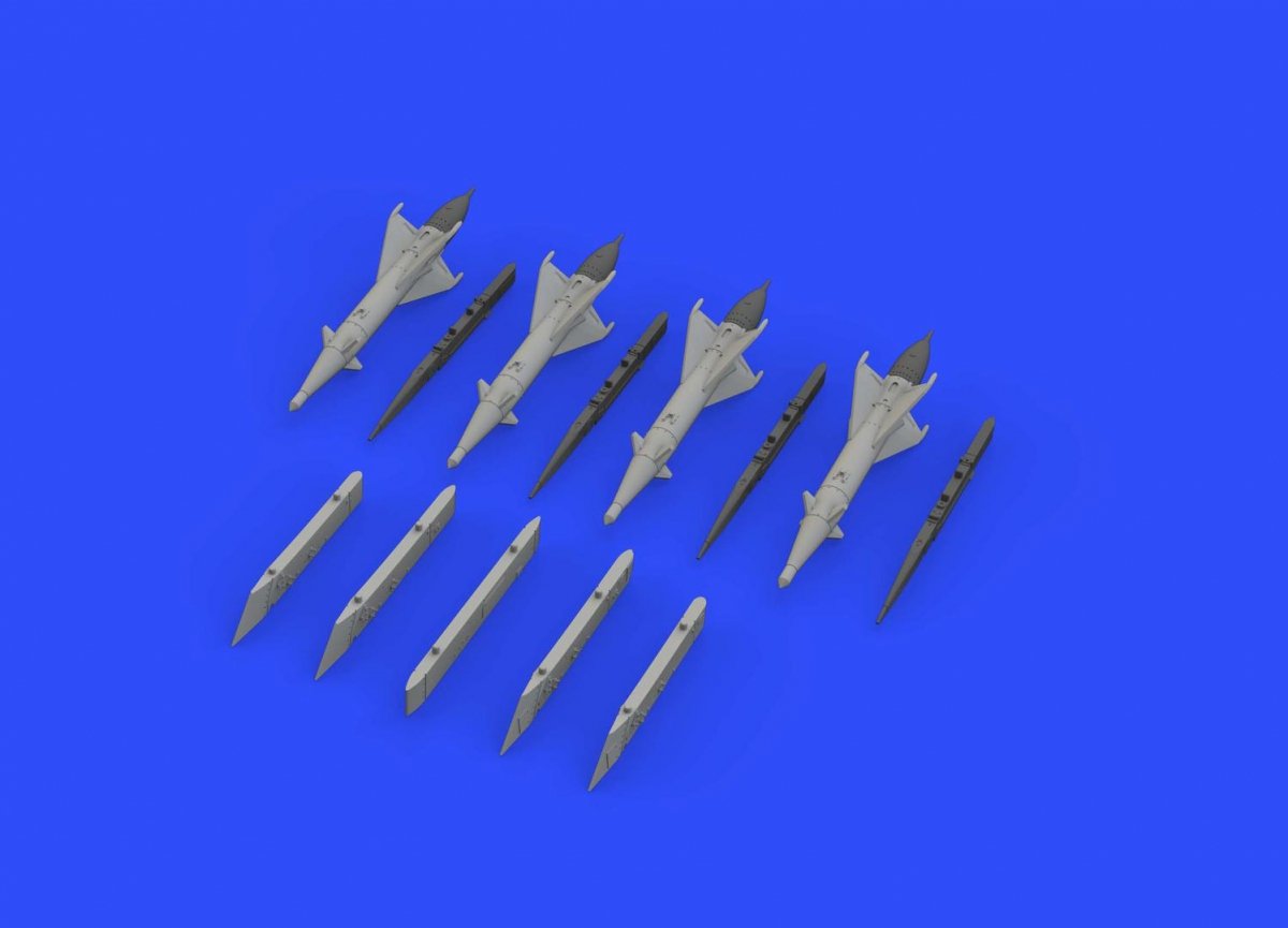 Eduard 672192 RS-2US missiles w/ pylons for MiG-21 EDUARD 1/72 – image 2