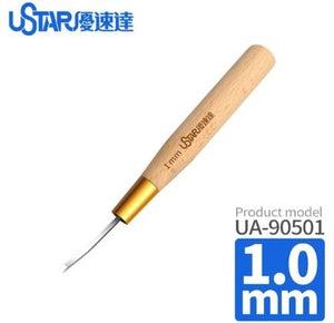 Couteau à lame plate U-Star UA-90501, 1 mm