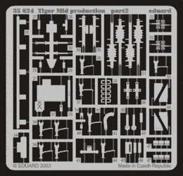 Eduard 35624 Tiger I Mid. Production 1/35 Tamiya – immagine 3