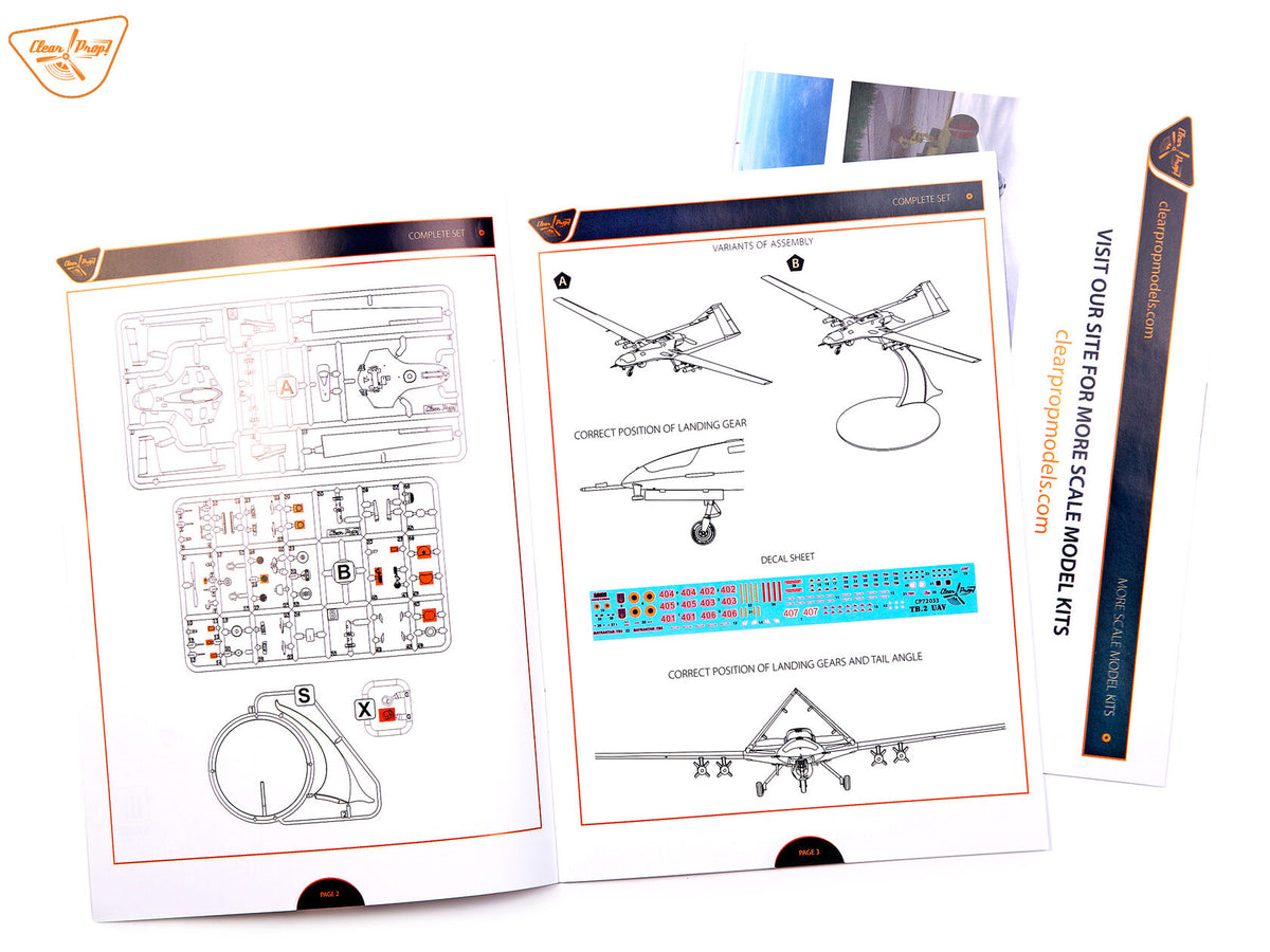 Clear Prop! CP72033 TB.2 UAV Ukrainian Air Force 1/72 – obrázek 18