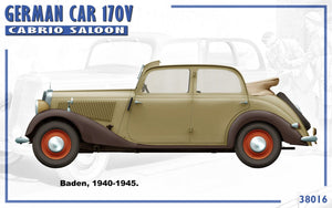 MiniArt 38016 GERMAN CAR 170V CONVERTIBLE SALOON 1/35 – imagen 6