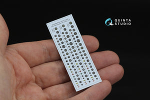 Quinta Studio QD48566 British WWII Cockpit instrument gauges 3D-Printed &amp;amp; colored Interior on decal paper (All Kits) 1/48 – image 4