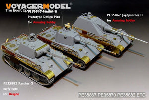Voyager Model PE35870 WWII German Panther II Prototype Design Plan basic for AMUSING HOBBY 1/35 – image 9