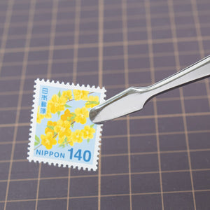Mineshima F-6 Flat Stamp tweezers 125mm – image 2