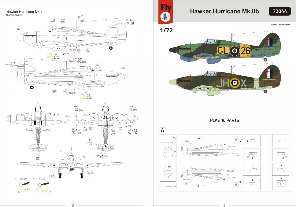 Fly 72044 Hawker Hurricane Mk.IIb 1/72 – Bild 3