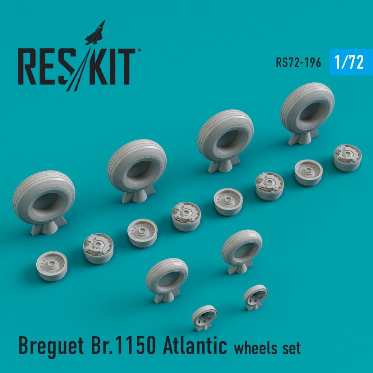 RESKIT RS72-0196 BREGUET BR.1150 &amp;quot;ATLANTIC&amp;quot; WHEELS SET 1/72