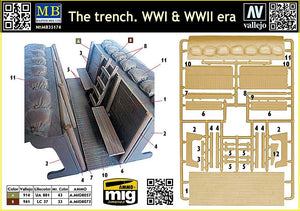 Master Box 35174 The trench. WWI &amp;amp; WWII era 1/35 – image 3