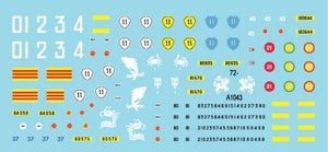 Star Decals 72-A1043 Vietnam 2. M113A1, M113 w recoilless gun, M132 Zippo, M548 ammo carrier, M577 1/72 – image 3