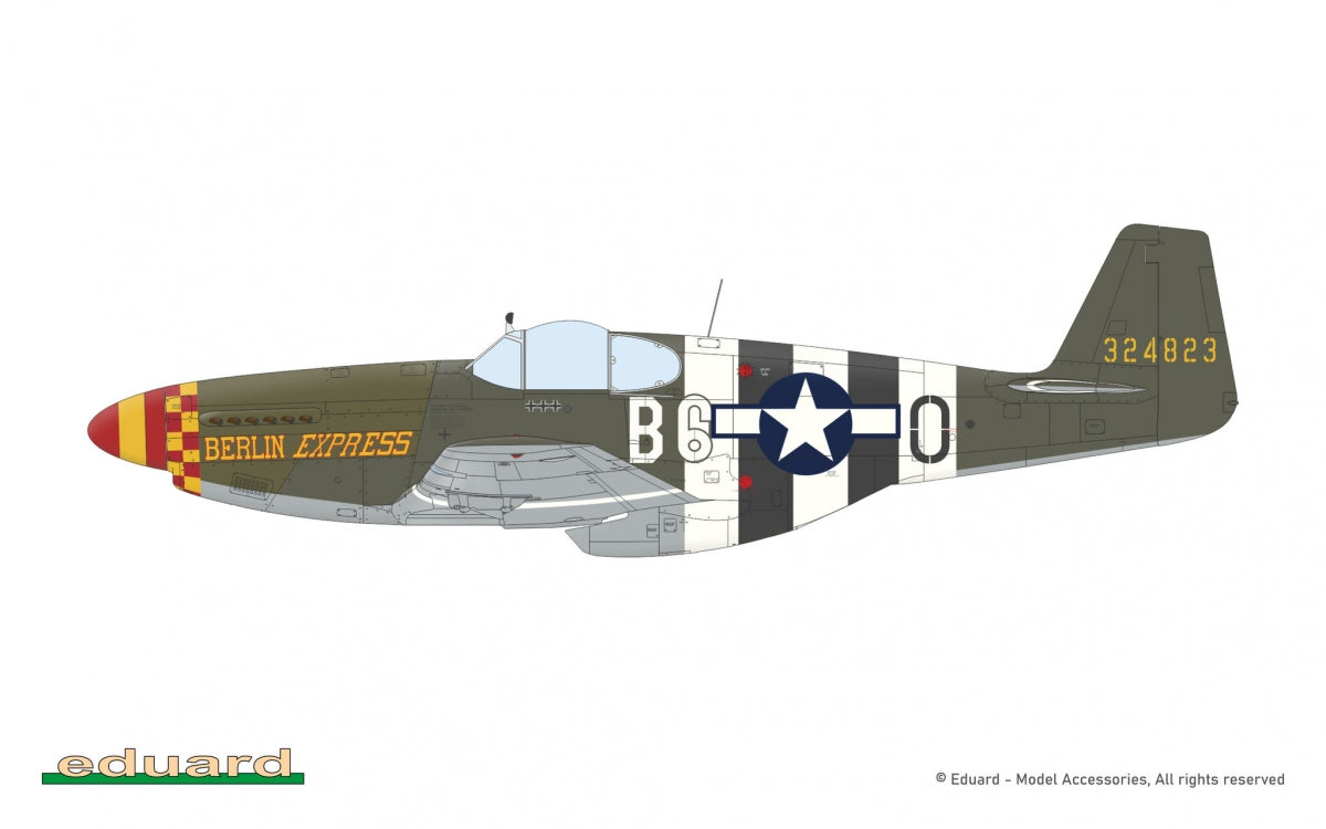 Eduard 82176 P-51B Mustang Malcolm Hood Canopy - The ProfiPACK Edition 1/48 – image 6