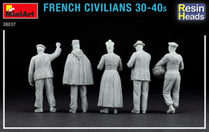 Miniart 38037 French Civilians 30-40s. (resin heads) 1/35 – image 5