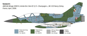 Italeri 90023 Dassault Mirage 2000 B/D 1/72 – obrázek 5
