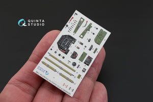Quinta Studio QD48065 P-51D (Early) 3D-Printed &amp;amp; colored Interior on decal paper (for Eduard kit) 1/48 – Bild 2