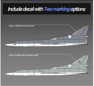 Academy 12636 Tu-22M3 Backfire C 1/144 – image 4